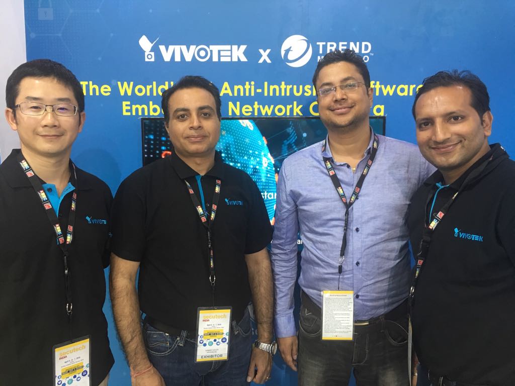 Mr. Sanjeev Gulati, India and SAARC Country Manager, VIVOTEK INC with team